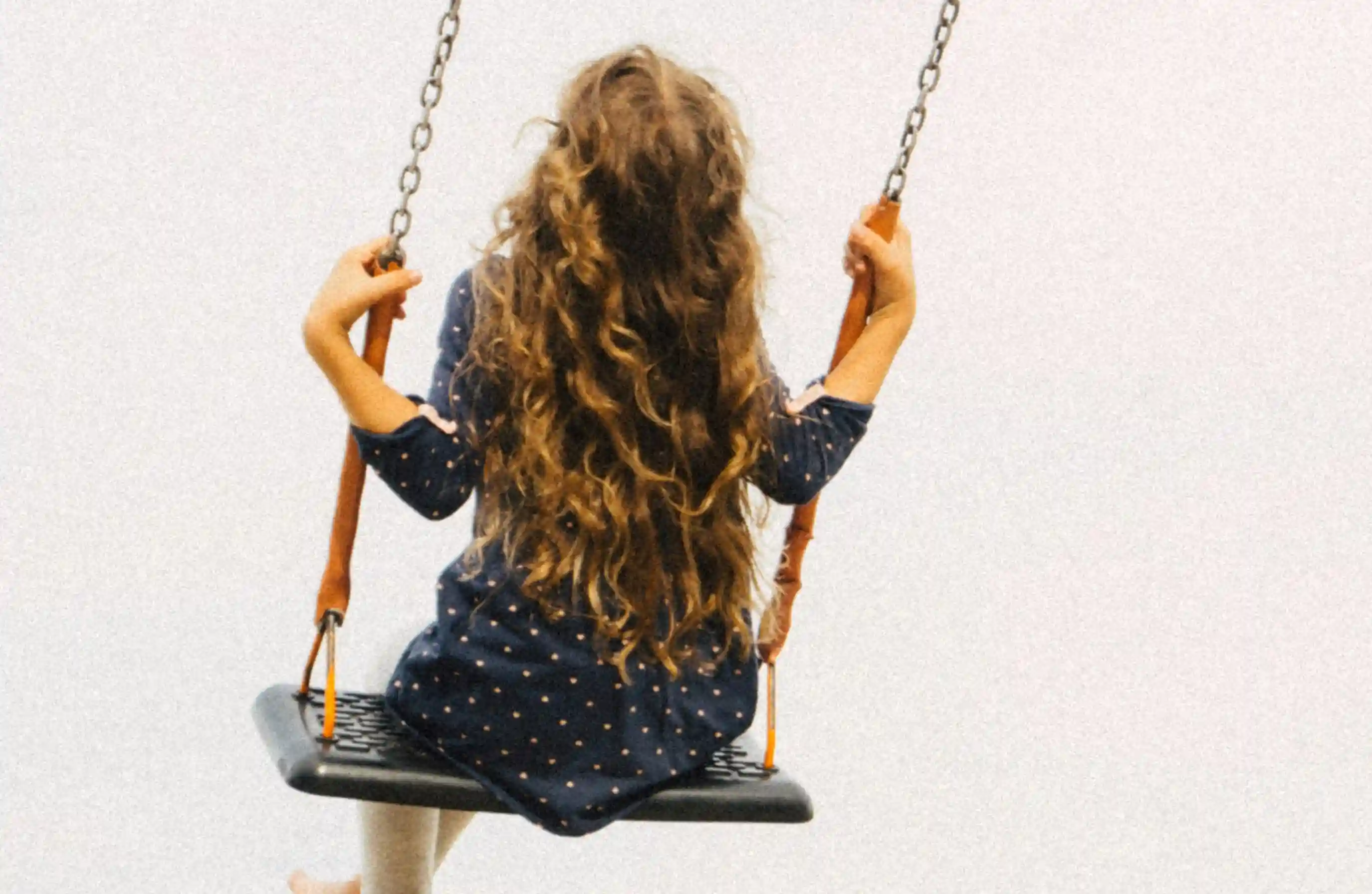 Kid in a swing